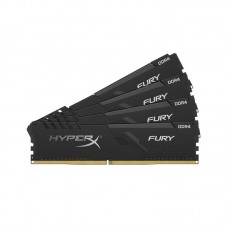 Пам'ять до ПК Kingston DDR4 2666 32GB KIT (8GBx4) HyperX Fury Black