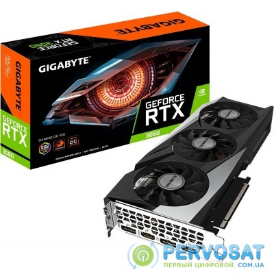 Відеокарта GIGABYTE GeForce RTX3060 12GB GDDR6 GAMING OC LHR