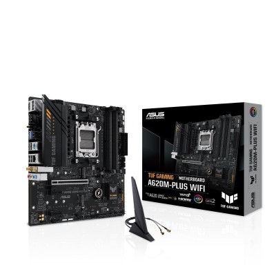 Материнcька плата ASUS A620M-F GAMING WIFI sAM5 A620 4xDDR5 HDMI DP Wi-Fi BT mATX
