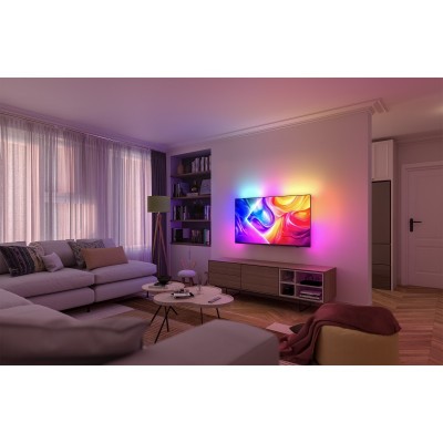 Телевізор 55" Philips QLED 4K 144Hz Smart Titan OS Black Ambilight