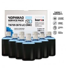 Чорнило BARVA EPSON L800/L810/L850/L1800 10x100 мл LIGHT CYAN (E-L800LC-1SP) Чорнило BARVA EPSON L800/L810/L850/L1800 10x100 мл LIGHT CYAN (E-L800LC-1SP)