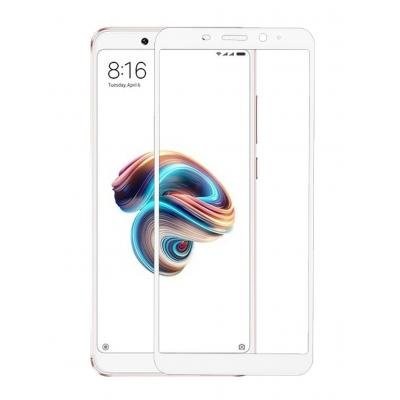 Стекло защитное MakeFuture для Xiaomi Redmi Note 5 White Full Cover Full Glue (MGFCFG-XRN5W)