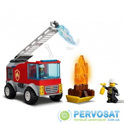 Конструктор LEGO City Fire Пожарная машина с лестницей 88 деталей (60280)