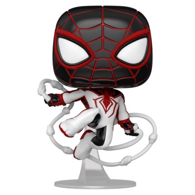 Funko Коллекционная фигурка Funko POP! Bobble Marvel Games Miles Morales Miles T.R.A.C.K. Suit 50153