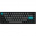 Клавіатура механічна Akko 3068B Plus Black&amp;Cyan 68Key,CS Jelly Purple, BT/WL/USB-A, EN/UKR, RGB, Чорний