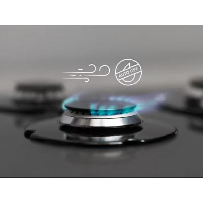 Варильна поверхня Electrolux газова, 90см, чавун, чорний