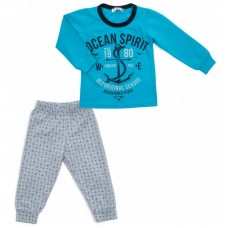Піжама Matilda з якорями (12129-2-116B-green) Піжама Matilda з якорями (12129-2-116B-green)