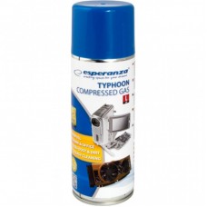 Стиснене повітря для чистки spray duster 400ml, Compressed Air ES103 Esperanza (ES103) Стиснене повітря для чистки spray duster 400ml, Compressed Air ES103 Esperanza (ES103)