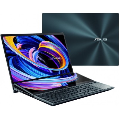 Ноутбук ASUS Zenbook Pro Duo UX582ZM-KY083W 15.6FHD Touch OLED/Intel i7-12700H/32/1024F/NVD3060-6/W11/Blue