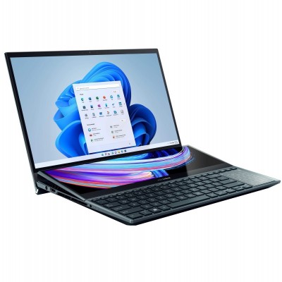 Ноутбук ASUS Zenbook Pro Duo UX582ZM-KY083W 15.6FHD Touch OLED/Intel i7-12700H/32/1024F/NVD3060-6/W11/Blue