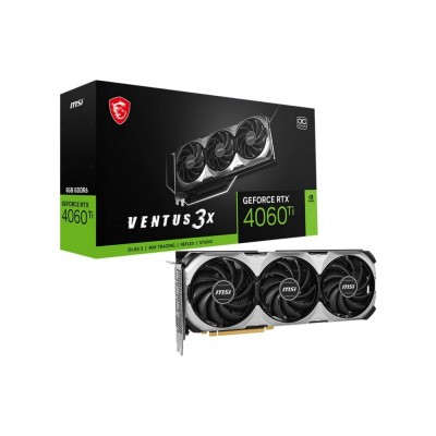 Відеокарта MSI GeForce RTX 4060 Ti 8GB GDDR6 VENTUS 3X OC