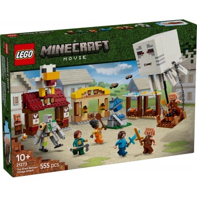 Конструктор LEGO Minecraft Напад на село з повітряною кулею Ґаст