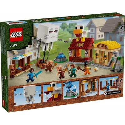 Конструктор LEGO Minecraft Напад на село з повітряною кулею Ґаст