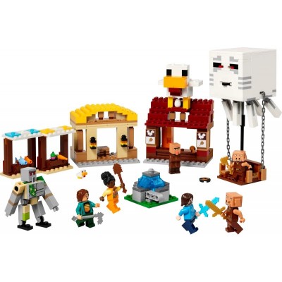 Конструктор LEGO Minecraft Напад на село з повітряною кулею Ґаст