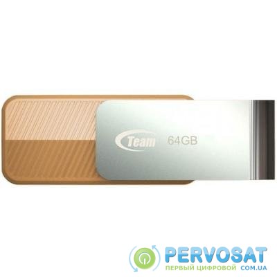 USB флеш накопитель Team 64GB C143 Brown USB 3.0 (TC143364GN01)