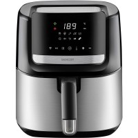 Мультипіч Sencor Vita Fryer, 1600Вт, чаша-6,5л, сенсорне керув., 10 програм, пластик, нерж. сталь-чорний