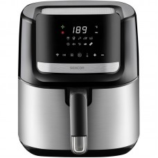 Мультипіч Sencor Vita Fryer, 1600Вт, чаша-6,5л, сенсорне керув., 10 програм, пластик, нерж. сталь-чорний