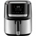 Мультипіч Sencor Vita Fryer, 1600Вт, чаша-6,5л, сенсорне керув., 10 програм, пластик, нерж. сталь-чорний