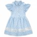 Плаття Bushra з мереживом (201001-122G-blue)