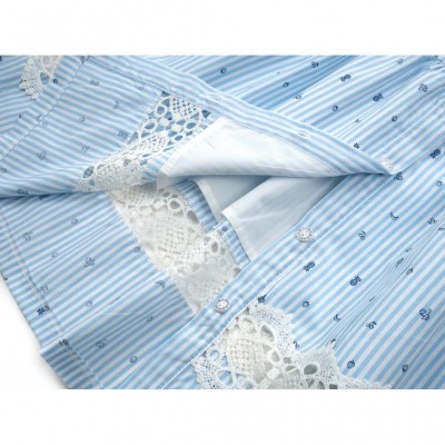 Плаття Bushra з мереживом (201001-122G-blue)