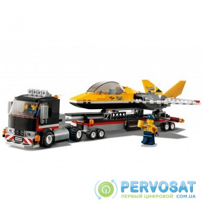 Конструктор LEGO City Great Vehicles Транспортер каскадёрского самолета 281 д (60289)