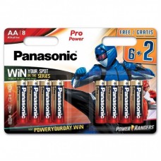 Батарейка Panasonic AA LR6 Pro Power * 8 Power Rangers (LR6XEG/8B2FPR)