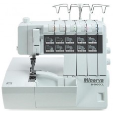 Коверлок MINERVA M4000CL, 120Вт, 20 оп., (5, 4, 3, 2-х ниткові шви), білий Коверлок MINERVA M4000CL, 120Вт, 20 оп., (5, 4, 3, 2-х ниткові шви), білий