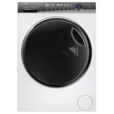 Пральна машина Haier фронтальна, 12кг, 1400, A+++, 60см, дисплей, пара, інвертор, люк чорний, прямий привід, білий