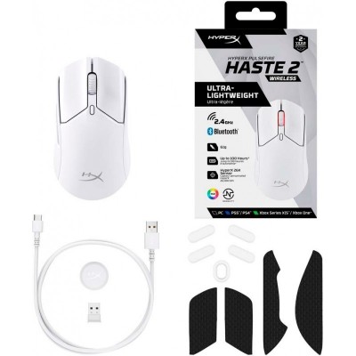 Миша HyperX Pulsefire Haste 2 WL, White
