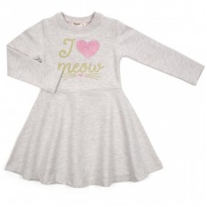 Плаття Breeze "I LOVE MEOW" (13463-128G-beige) Плаття Breeze "I LOVE MEOW" (13463-128G-beige)