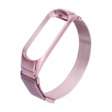 Ремінець до фітнес браслета XoKo Milanese Magnetic для Xiaomi Mi Band 3/4 Pink (XK-XM-NI-PNK) Ремінець до фітнес браслета XoKo Milanese Magnetic для Xiaomi Mi Band 3/4 Pink (XK-XM-NI-PNK)
