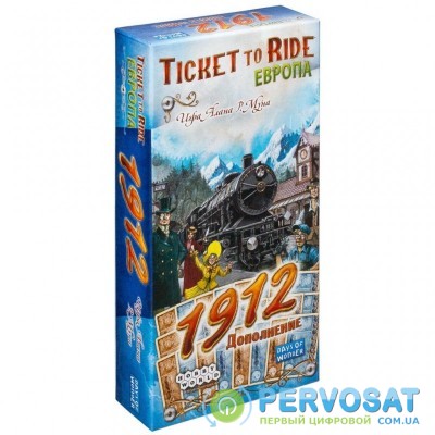 Настольная игра Hobby World Ticket to Ride: Европа 1912 (дополнение) (1626)