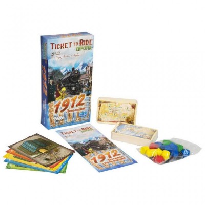 Настільна гра Hobby World Ticket to Ride Європа 1912 (доповнення) (1626)
