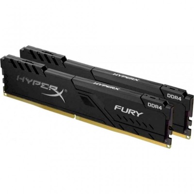 Модуль пам'яті для комп'ютера DDR4 16GB (2x8GB) 3000 MHz HyperX FURY Black Kingston Fury (ex.HyperX) (HX430C15FB3K2/16)