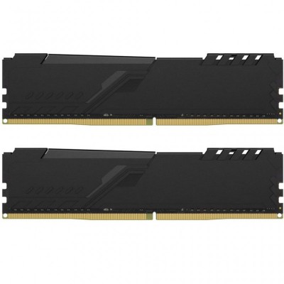 Модуль пам'яті для комп'ютера DDR4 16GB (2x8GB) 3000 MHz HyperX FURY Black Kingston Fury (ex.HyperX) (HX430C15FB3K2/16)