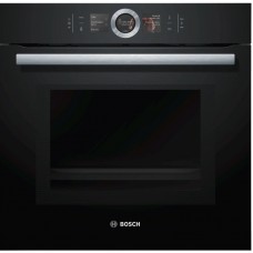 Духова шафа Bosch електрична, 67л, A+, дисплей, конвекція, піроліз, ф-ція мікрохвиль, чорний Духова шафа Bosch електрична, 67л, A+, дисплей, конвекція, піроліз, ф-ція мікрохвиль, чорний