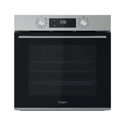 Духова шафа Whirlpool електрична, 71л, A+, дисплей, конвекція, телескопічні напрямні, нерж