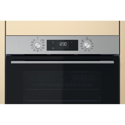Духова шафа Whirlpool електрична, 71л, A+, дисплей, конвекція, телескопічні напрямні, нерж
