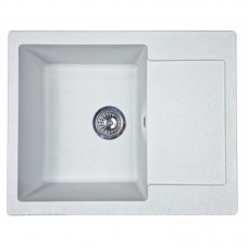 Мийка кухонна Adamant Minimal, штучний камінь, прямокут., з крилом, 615х495х200мм, чаша - 1, врізна, Old stone