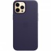 Чехол для моб. телефона Apple iPhone 12 Pro Max Leather Case with MagSafe - Deep Violet, M (MJYT3ZE/A)