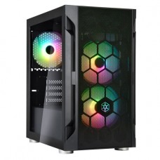 Корпус SilverStone Fara FAH1MB-PRO без БЖ, 1xUSB3.0, 2xUSB2.0, 3x120мм, ARGB VGA 320мм, LCS ready, TG Side Panel, mATX, чорний Корпус SilverStone Fara FAH1MB-PRO без БЖ, 1xUSB3.0, 2xUSB2.0, 3x120мм, ARGB VGA 320мм, LCS ready, TG Side Panel, mATX, чорний