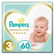 Підгузок Pampers Premium Care Midi Розмір 3 (6-10кг), 60 (4015400274780) Підгузок Pampers Premium Care Midi Розмір 3 (6-10кг), 60 (4015400274780)