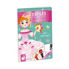 Набір для творчості Janod Модне вбрання Весільне вбрання J07840 Набір для творчості Janod Модне вбрання Весільне вбрання J07840