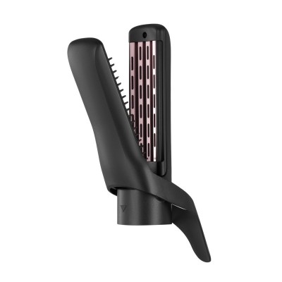 Фен-щітка Ardesto Brush Pink Touch, 1200Вт, 2 швидкості, 2 темп. режими, LED-дисплей, функція іонізації , 4 насадки, сірий+ рожевий