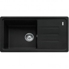 Мийка кухонна Franke Malta, фраграніт, прямокутник, з крилом, 780х435х200мм, чаша - 1, накладна, оборотна, BSG 611-78, чорний матовий Мийка кухонна Franke Malta, фраграніт, прямокутник, з крилом, 780х435х200мм, чаша - 1, накладна, оборотна, BSG 611-78, чорний матовий