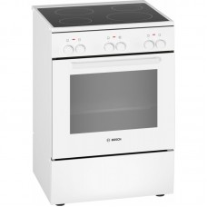 Плита електрична Bosch HKA050020Q - 60х60 см/4 конфорки/71л/5 реж/білий Плита електрична Bosch HKA050020Q - 60х60 см/4 конфорки/71л/5 реж/білий