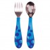 Набор детской посуды Munchkin Ложка + вилка голубые (011404.01)
