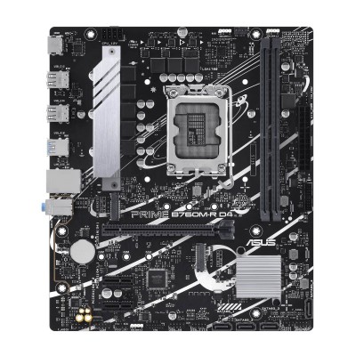 Материнcька плата ASUS PRIME B760M-R D4 s1700 B760 2xDDR4 M.2 HDMI mATX