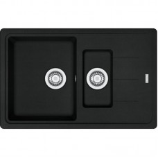 Мийка кухонна Franke Basis, фраграніт, прямокутник, з крилом, 780х500х200мм, чаша - 1,5, врізна, BFG 651-78, чорний матовий Мийка кухонна Franke Basis, фраграніт, прямокутник, з крилом, 780х500х200мм, чаша - 1,5, врізна, BFG 651-78, чорний матовий