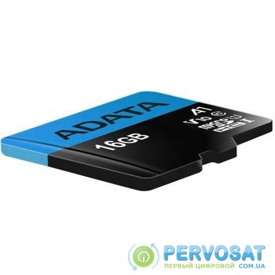 Карта памяти ADATA 16GB microSD class 10 UHS-I A1 Premier (AUSDH16GUICL10A1-RA1)
